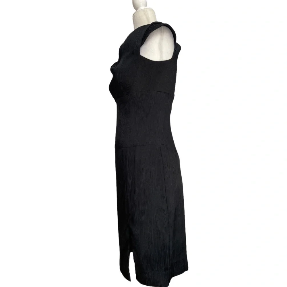 Black Halo Black Sheath Cocktail Dress - Picture 10 of 13